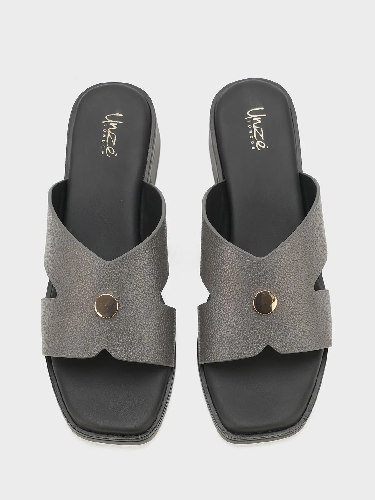 Women "ZIRCON" Block Heel Slip On Sandals - Image 9