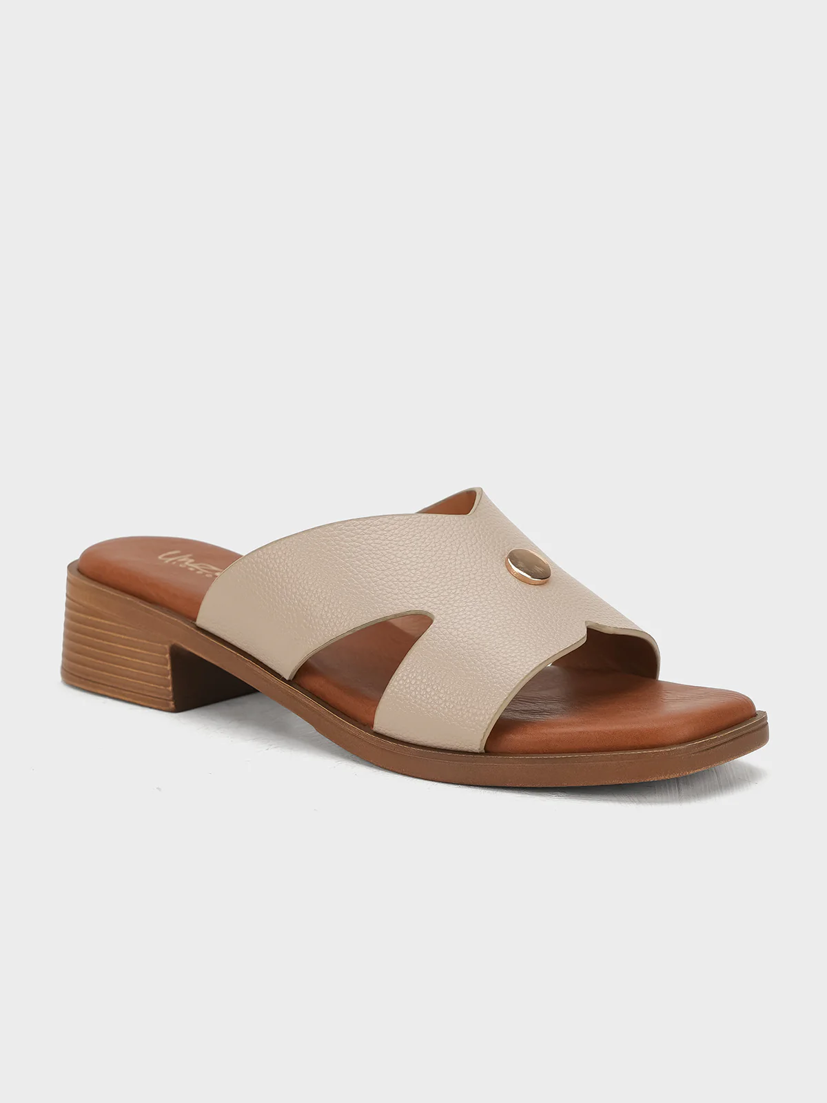 Women "ZIRCON" Block Heel Slip On Sandals - Image 2