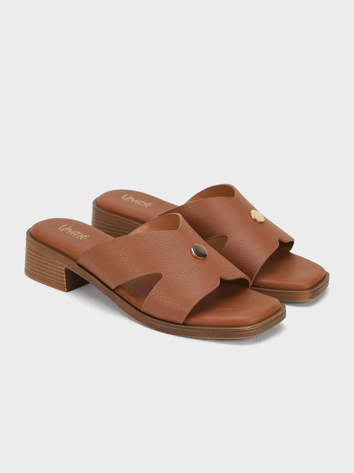 Women "ZIRCON" Block Heel Slip On Sandals - Image 3