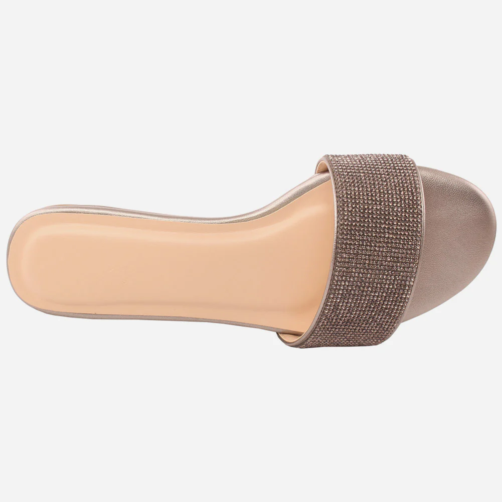 Women "Zoe" Sophisticated Glittering Slippers - Image 4