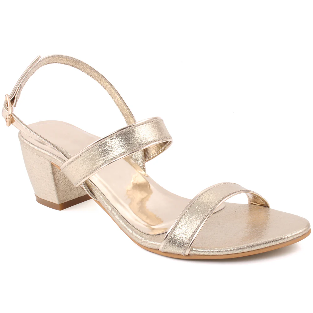 Women"FAITH" Evening Strap Open Toe Block Heel Comfortable Sandals