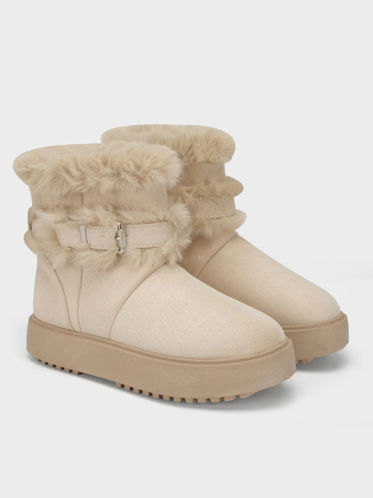 Women's "ABRAX" Winter Cozy Flat Boots - Image 2