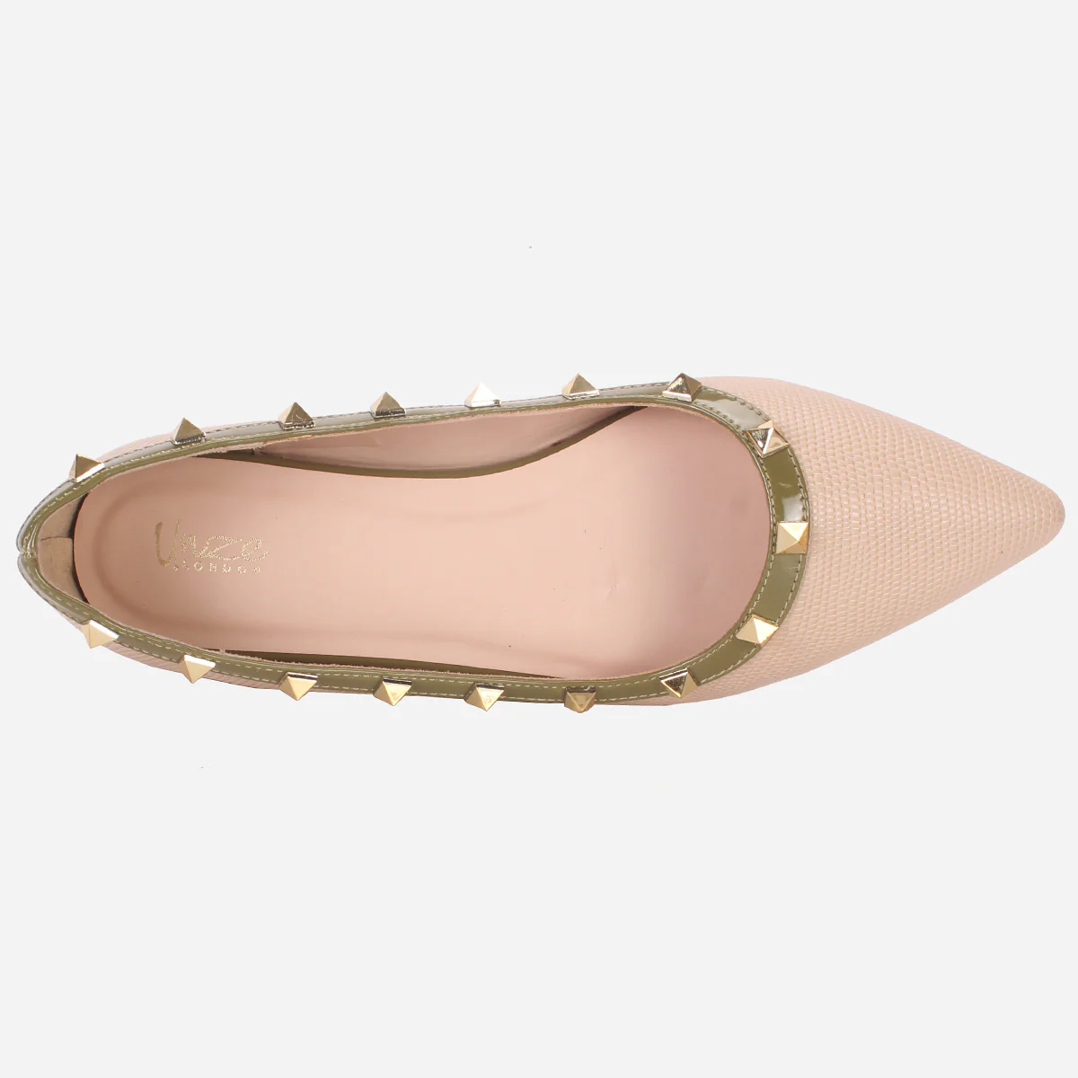 Womens "ADELAIDA "Pointed Adorned Flat Shoes - Image 4