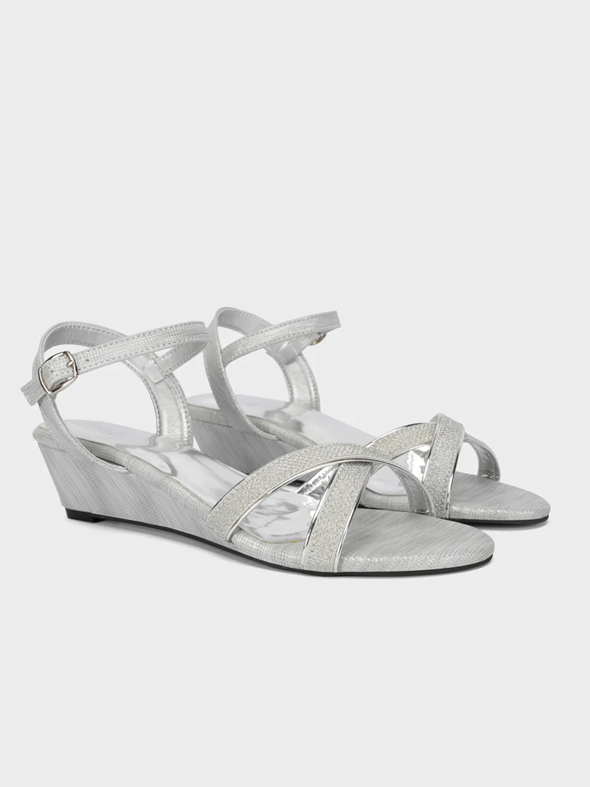 Womens "AGNES" Wedge Heel Sandals - Image 2