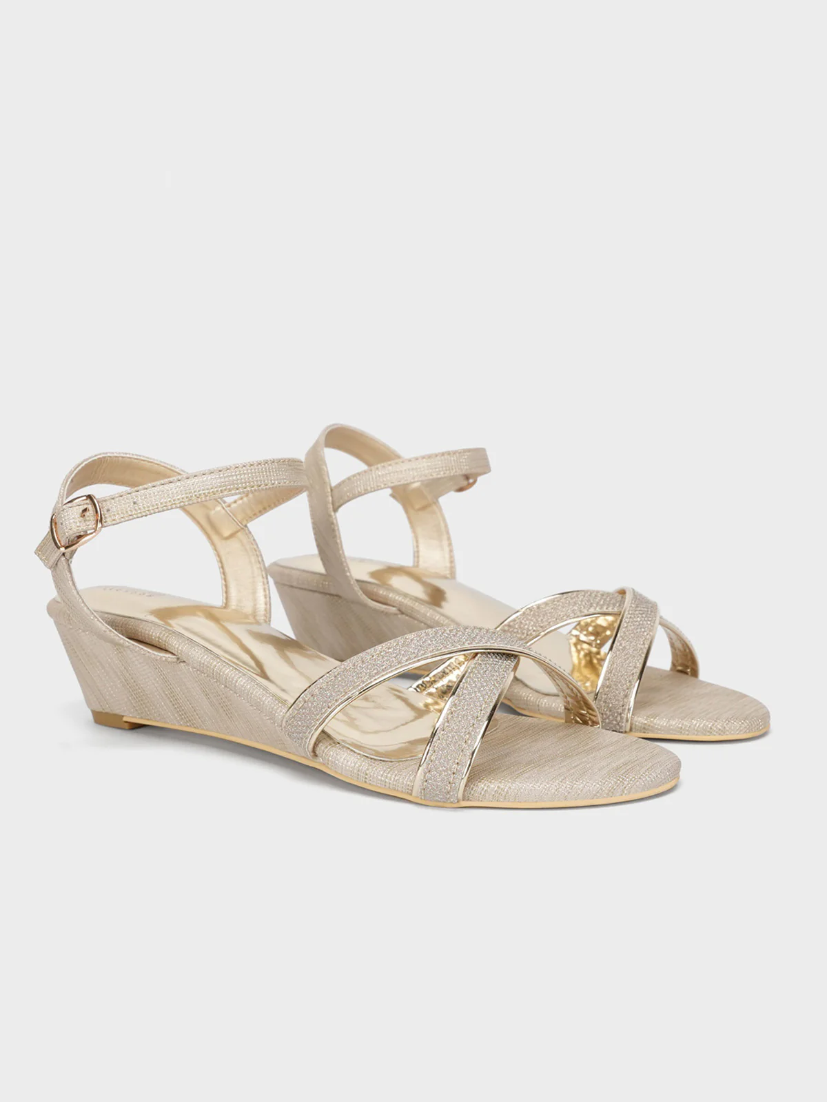 Womens "AGNES" Wedge Heel Sandals - Image 2