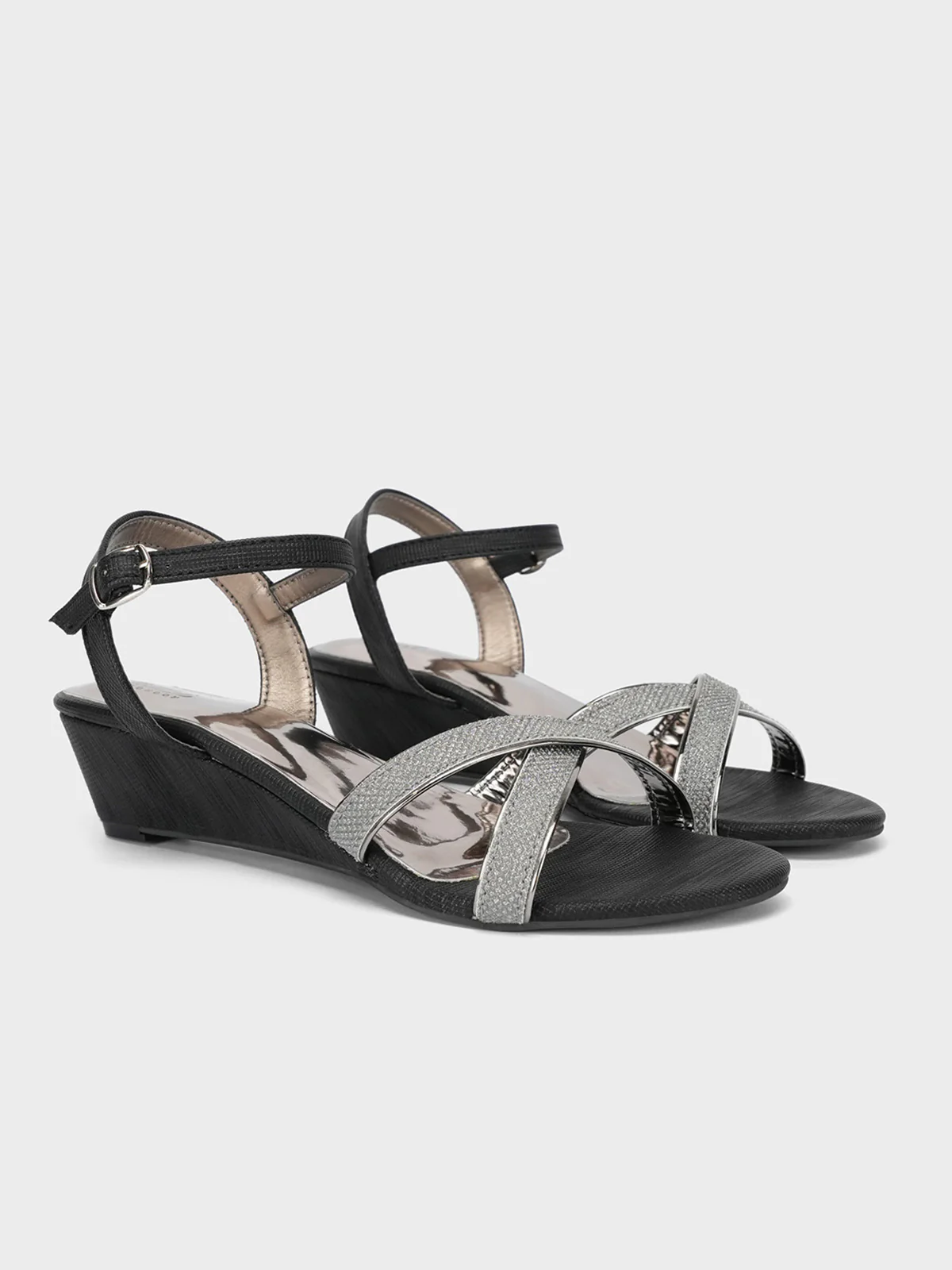 Womens "AGNES" Wedge Heel Sandals - Image 2