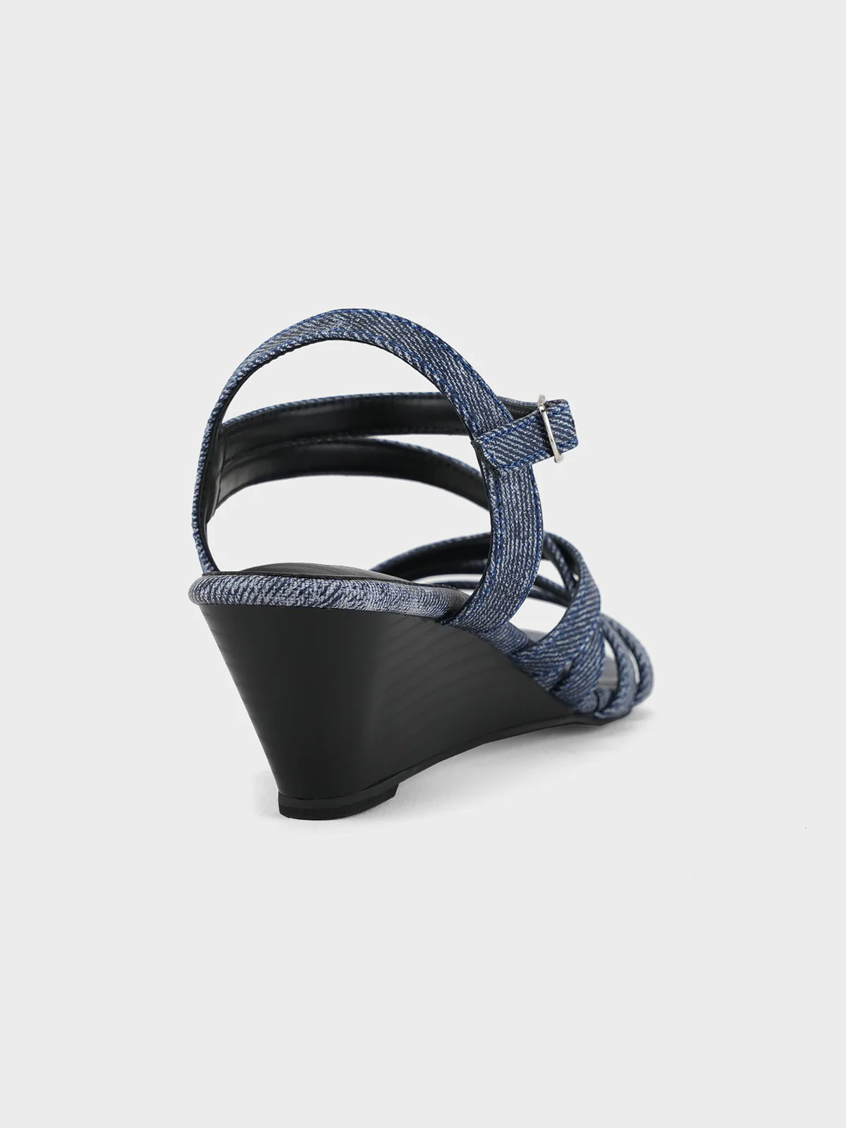 Womens "AKERA" Crossover Wedge Sandals - Image 3