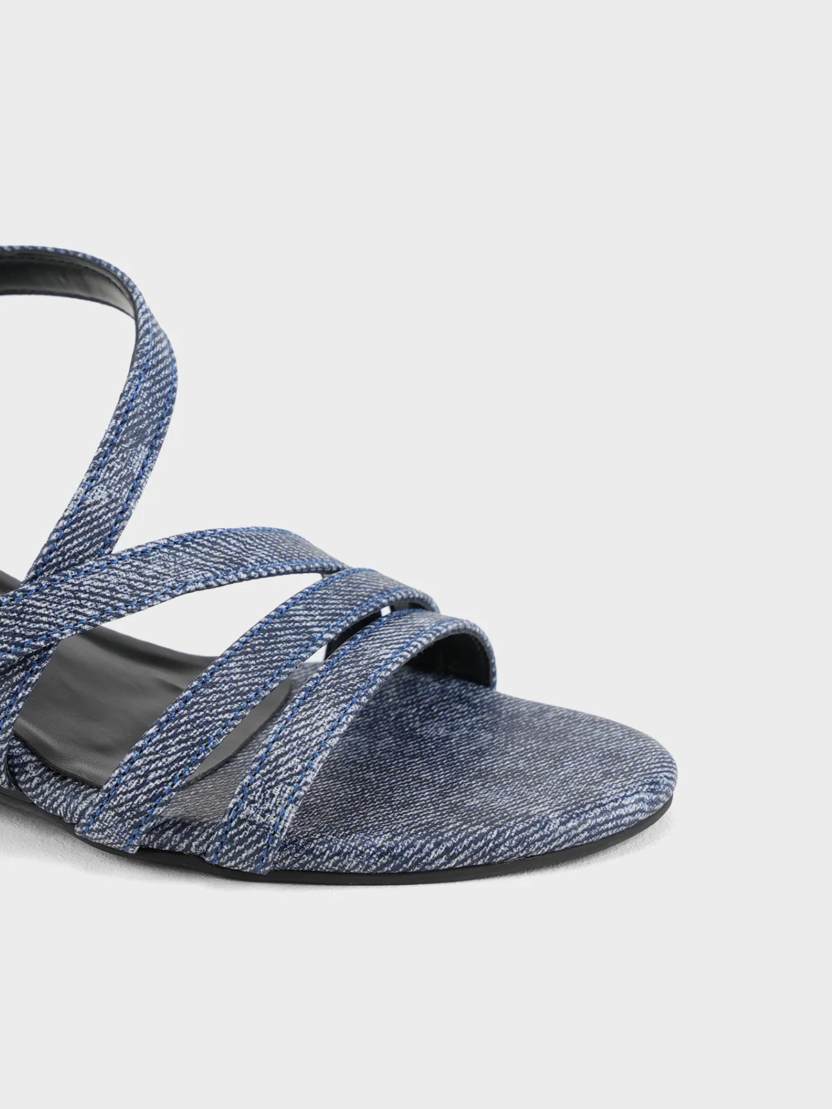 Womens "AKERA" Crossover Wedge Sandals - Image 4