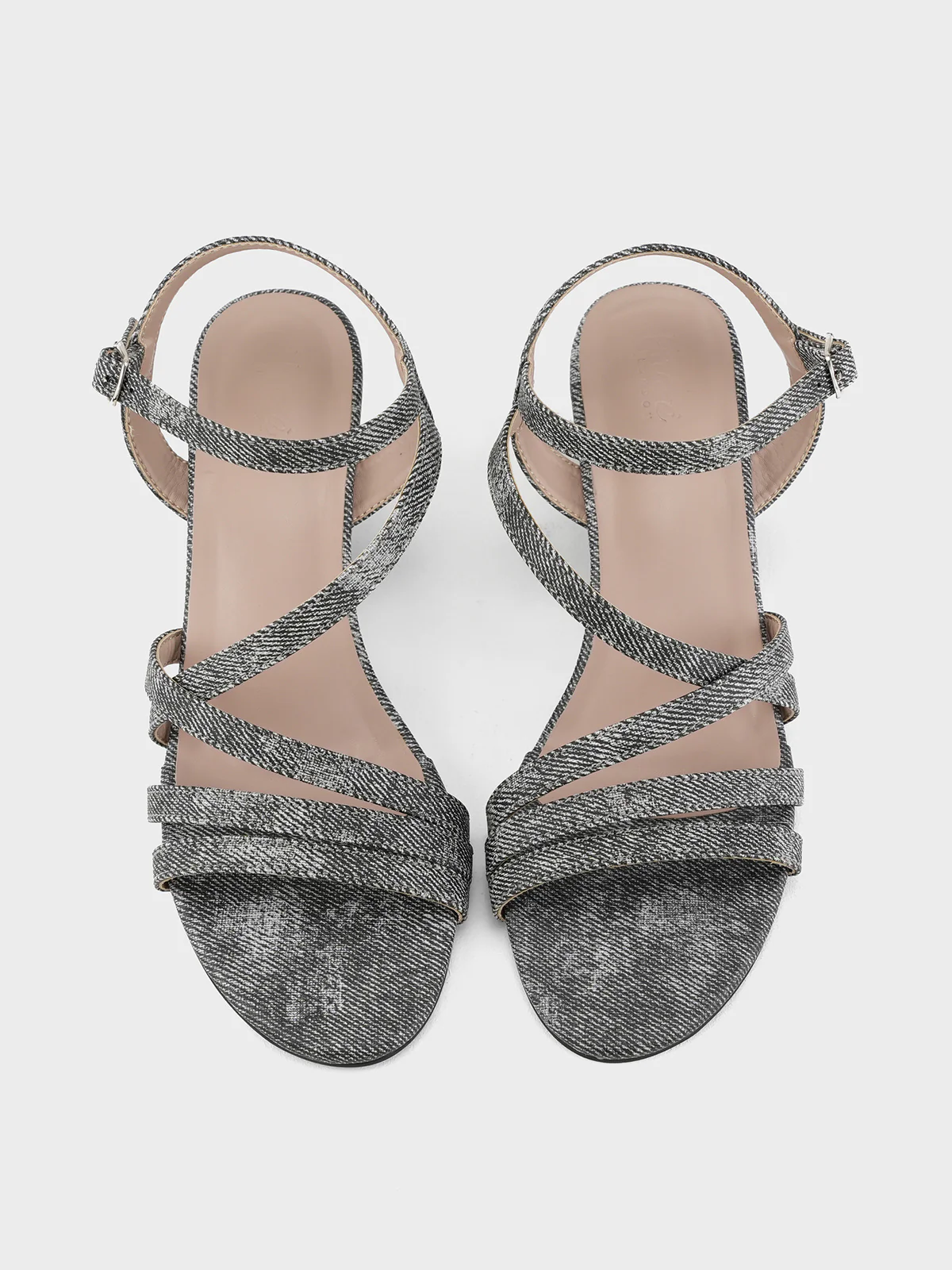 Womens "AKERA" Crossover Wedge Sandals - Image 5