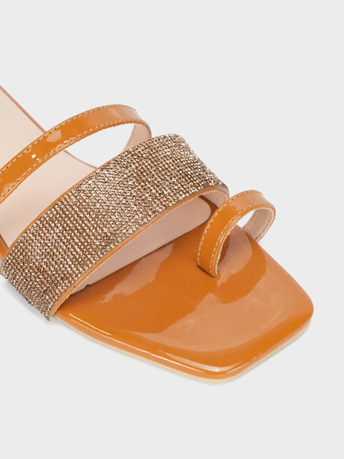 Women's "AKIKO" Crystals Stylish Slippers - Image 4