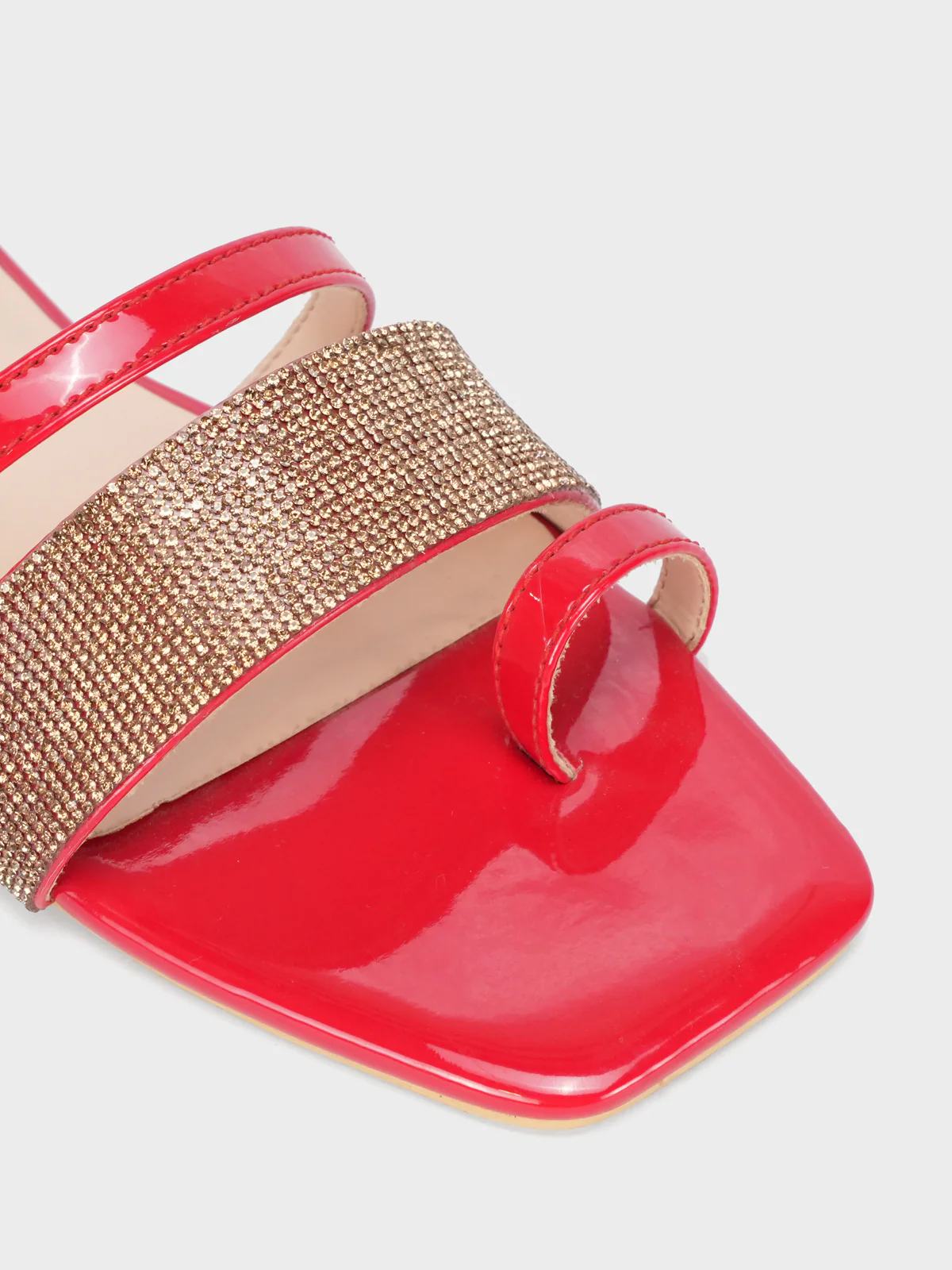 Women's "AKIKO" Crystals Stylish Slippers - Image 4