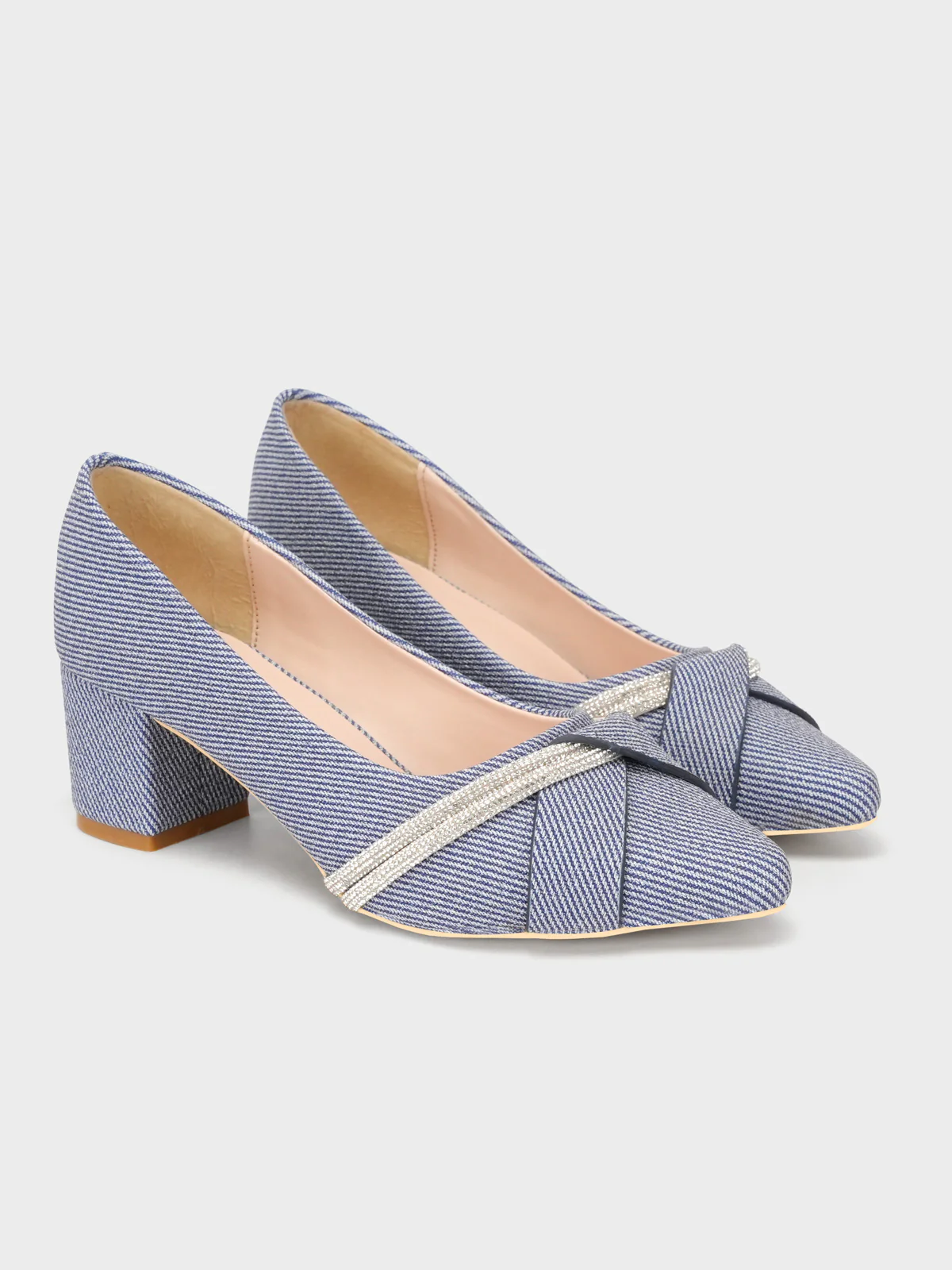 Women's "ALBALI" Formal Block Heel Courts - Image 2
