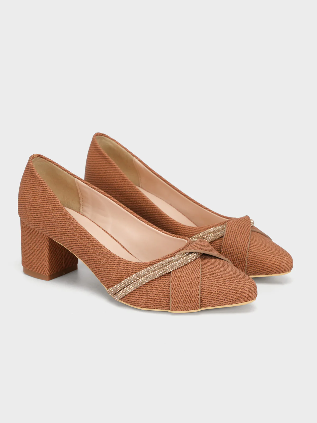 Women's "ALBALI" Formal Block Heel Courts - Image 2