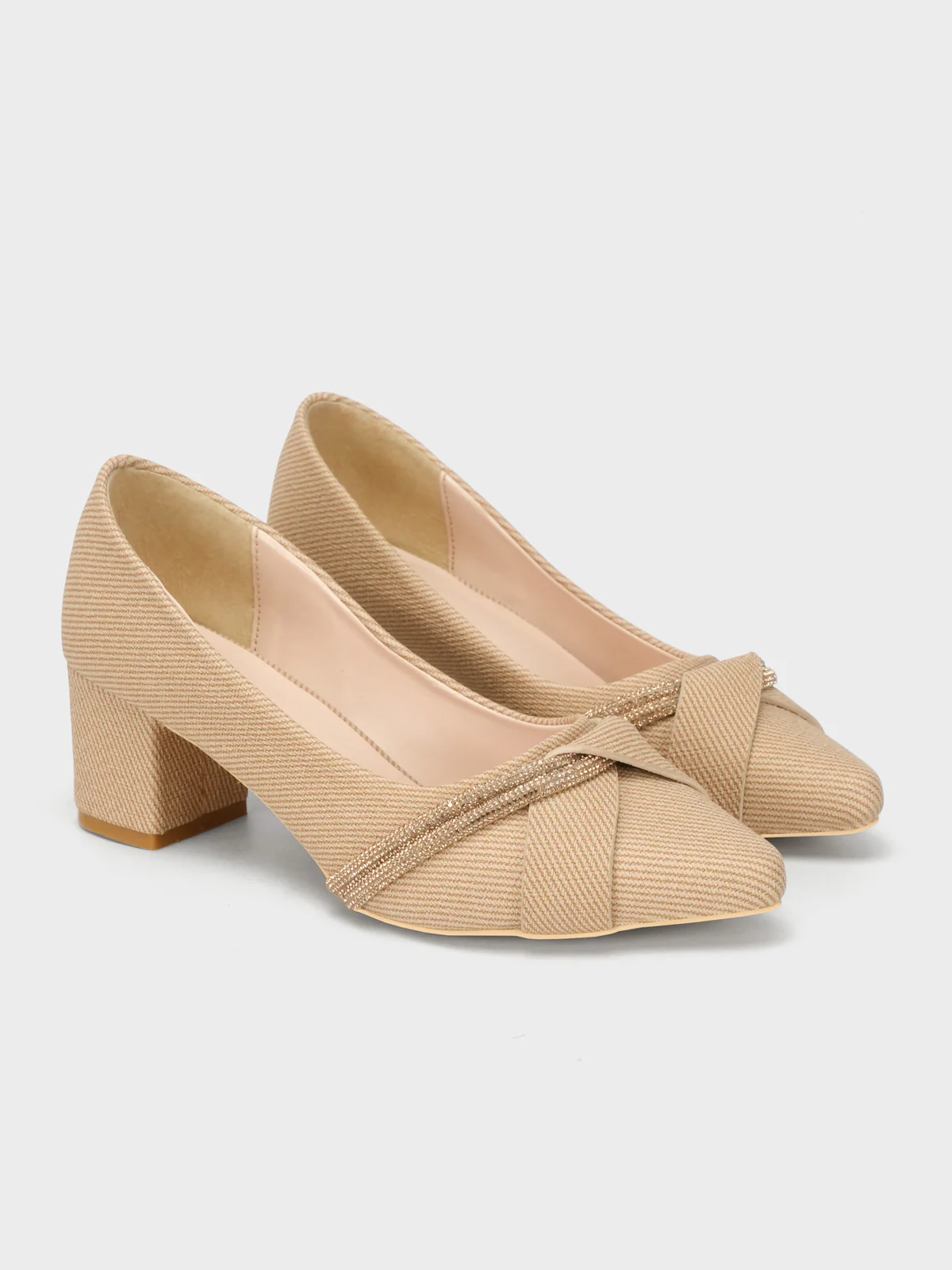 Women's "ALBALI" Formal Block Heel Courts - Image 2