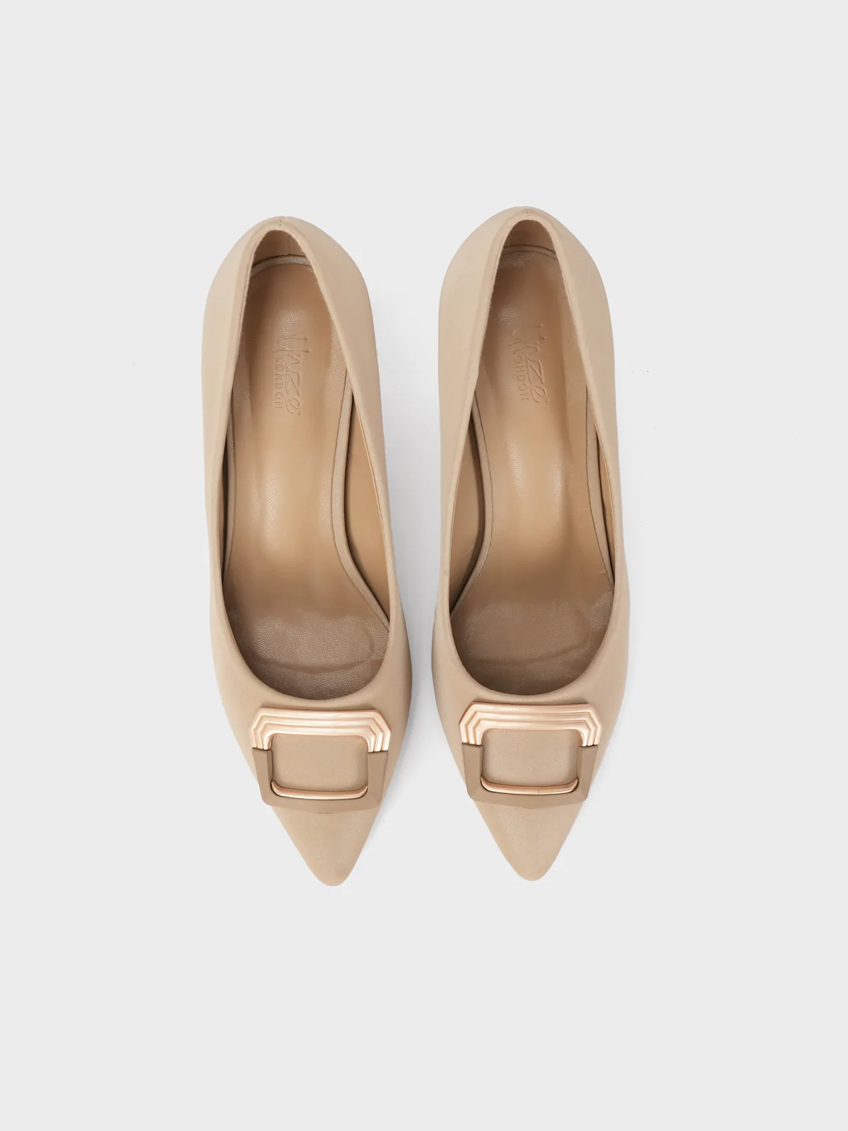 Womens "ALITA" Pointed Toe Comfy Heeled Shoes - Image 5