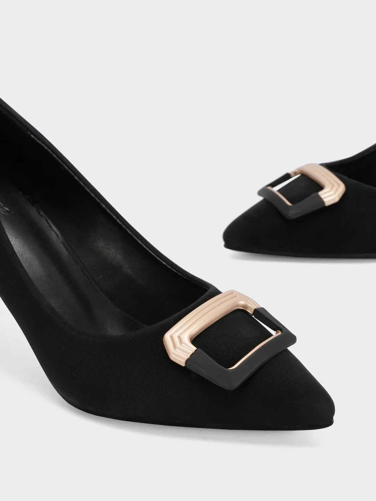 Womens "ALITA" Pointed Toe Comfy Heeled Shoes - Image 4