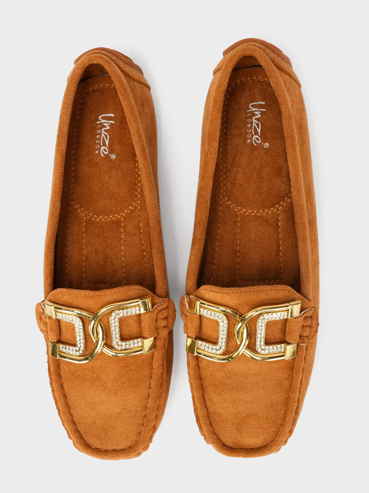 Womens "ALLIRA" Decorated Casual Moccasins - Image 5