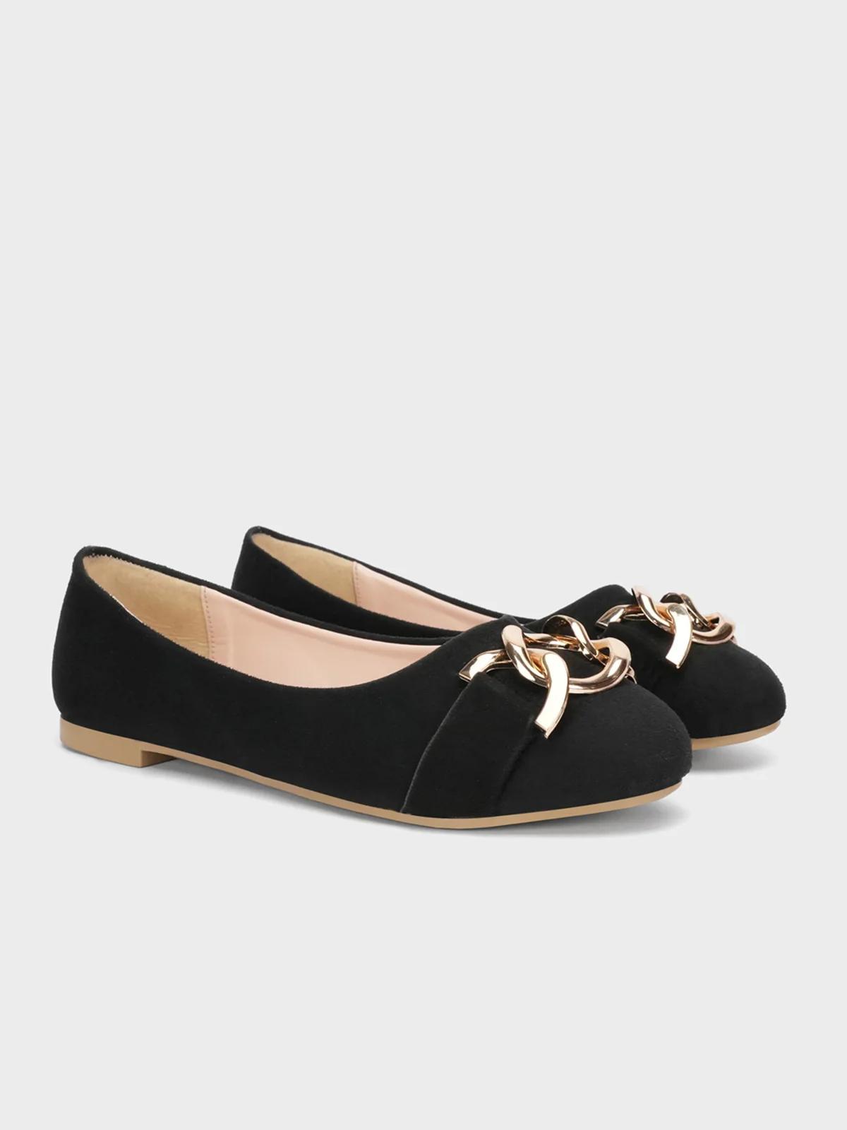 Womens "AMALIA" Metallic Buckled Pumps - Image 2
