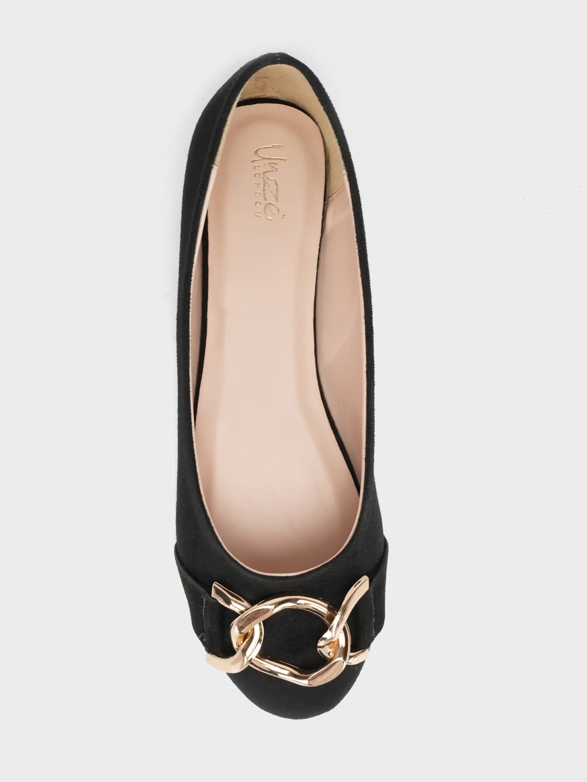 Womens "AMALIA" Metallic Buckled Pumps - Image 5