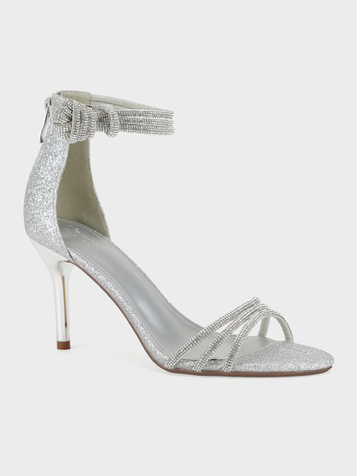 Women's "AMASA" Decorated Heeled Sandals - Image 2