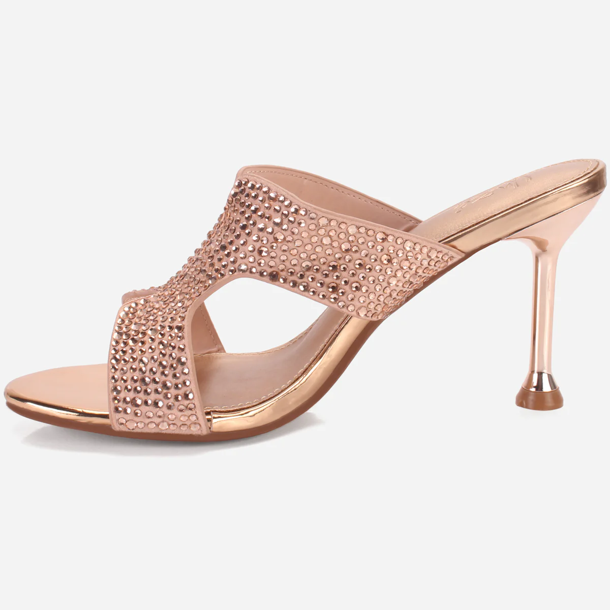 Women's "AMEERA" Open Toe Decorated Wedding Sandals - Image 3