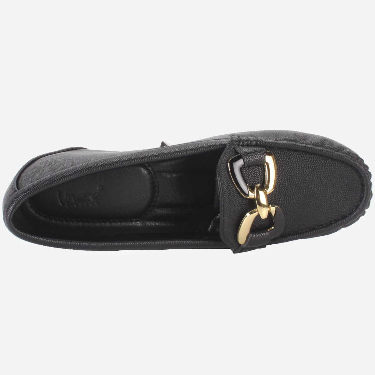 Womens "AMIYA" High Wedge Comfy Moccasins - Image 4