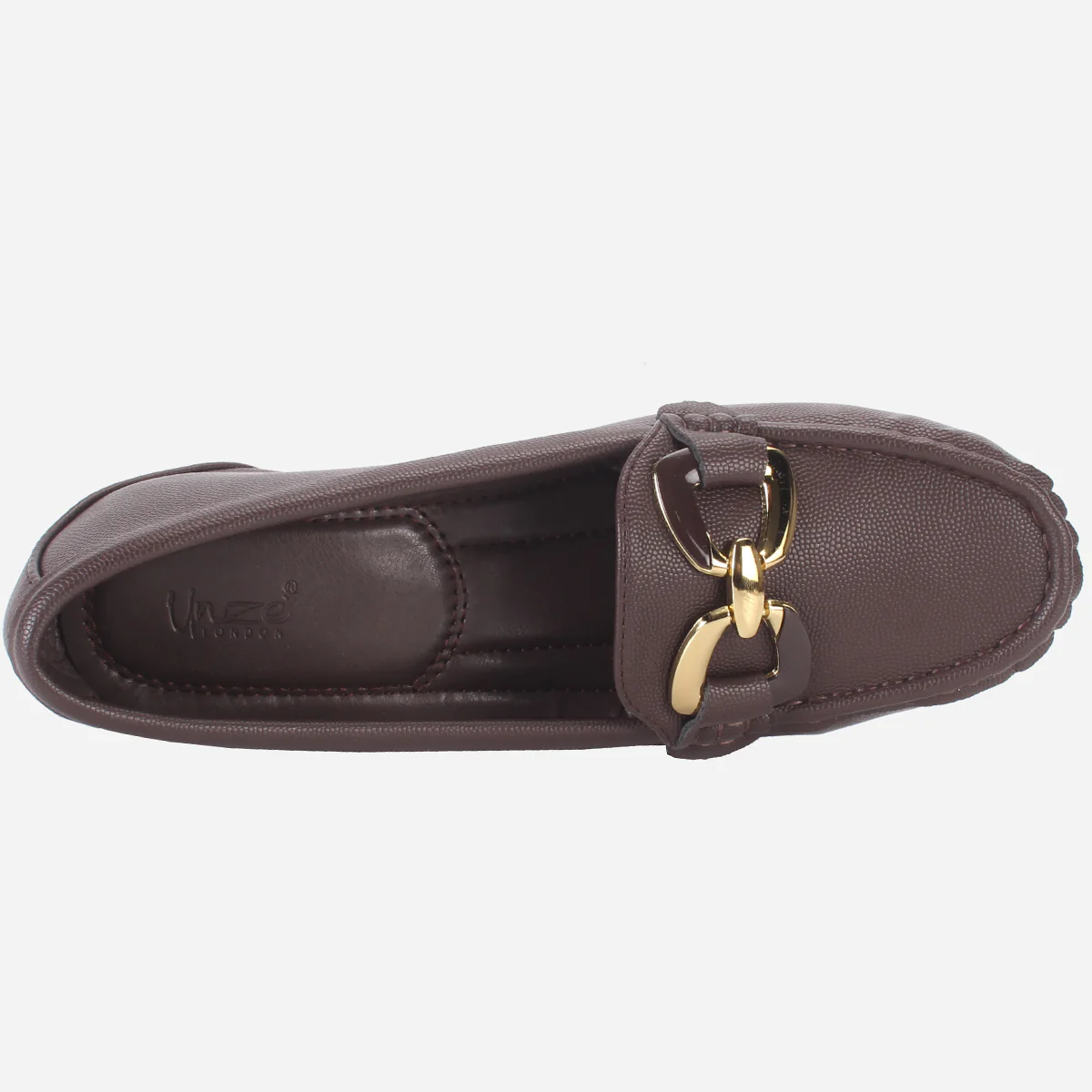 Womens "AMIYA" High Wedge Comfy Moccasins - Image 4