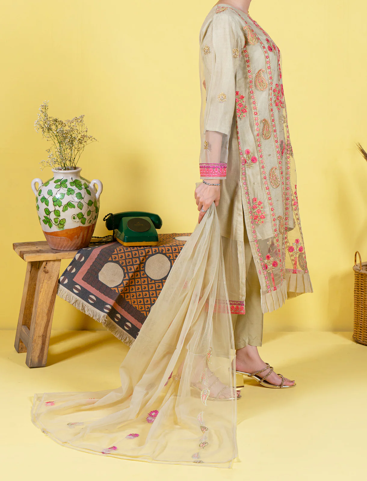 Womens "ANAHITA" Fancy Three Piece Suit - Image 2