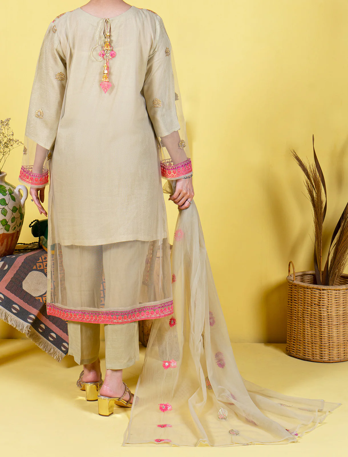 Womens "ANAHITA" Fancy Three Piece Suit - Image 3