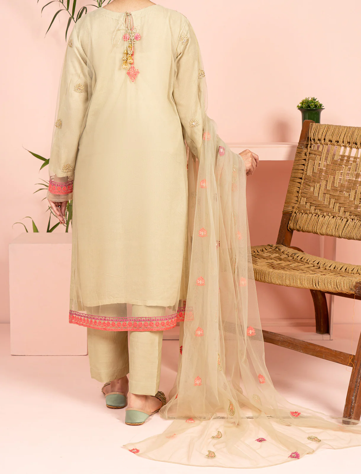 Womens "ANAHITA" Fancy Three Piece Suit - Image 5