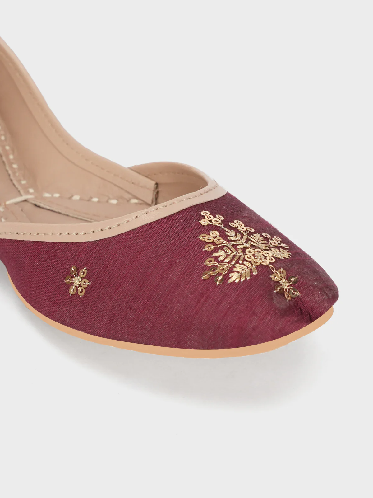 Womens" ANEVAY"Leather Khussa - Image 2