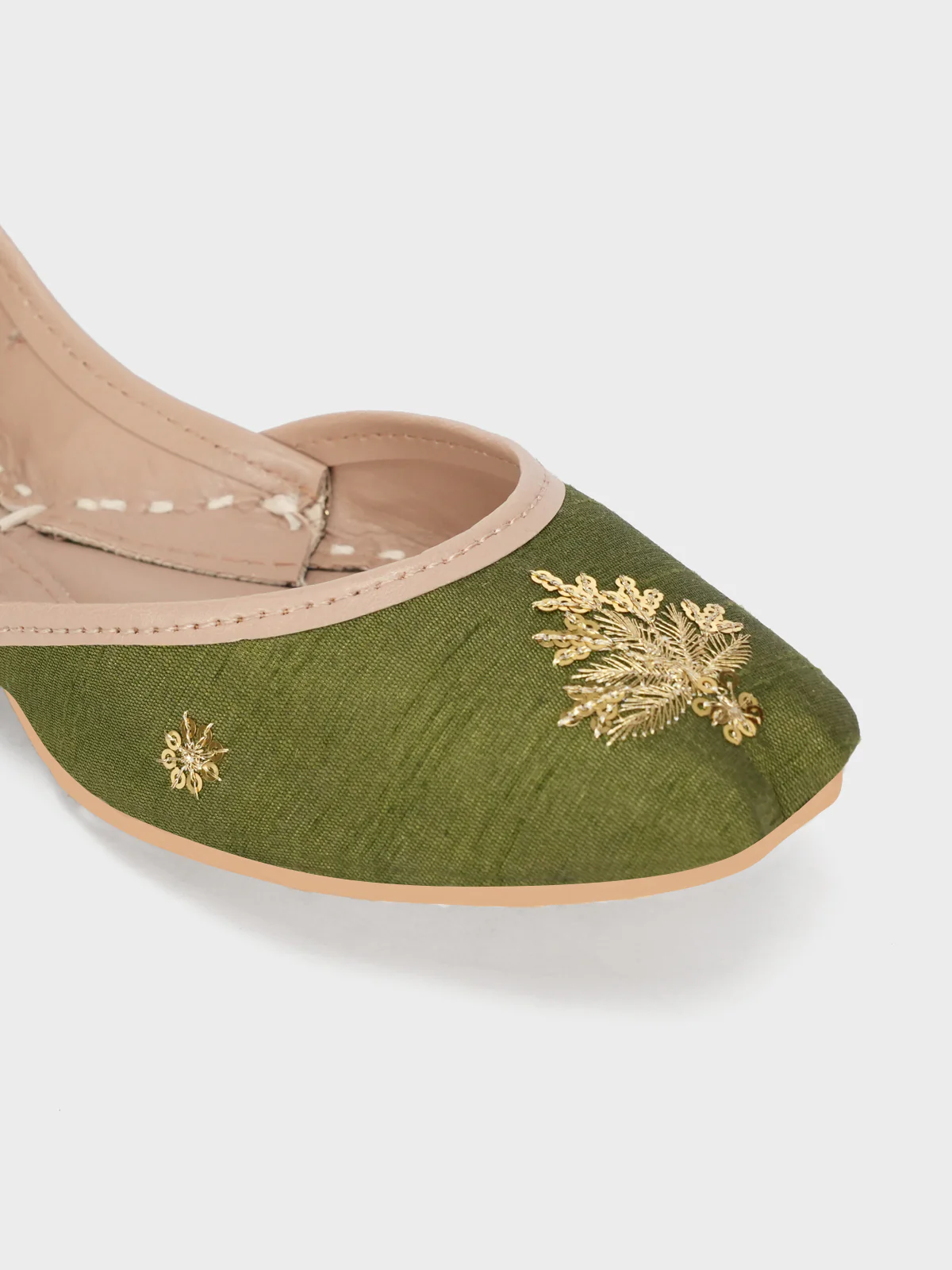 Womens" ANEVAY"Leather Khussa - Image 2
