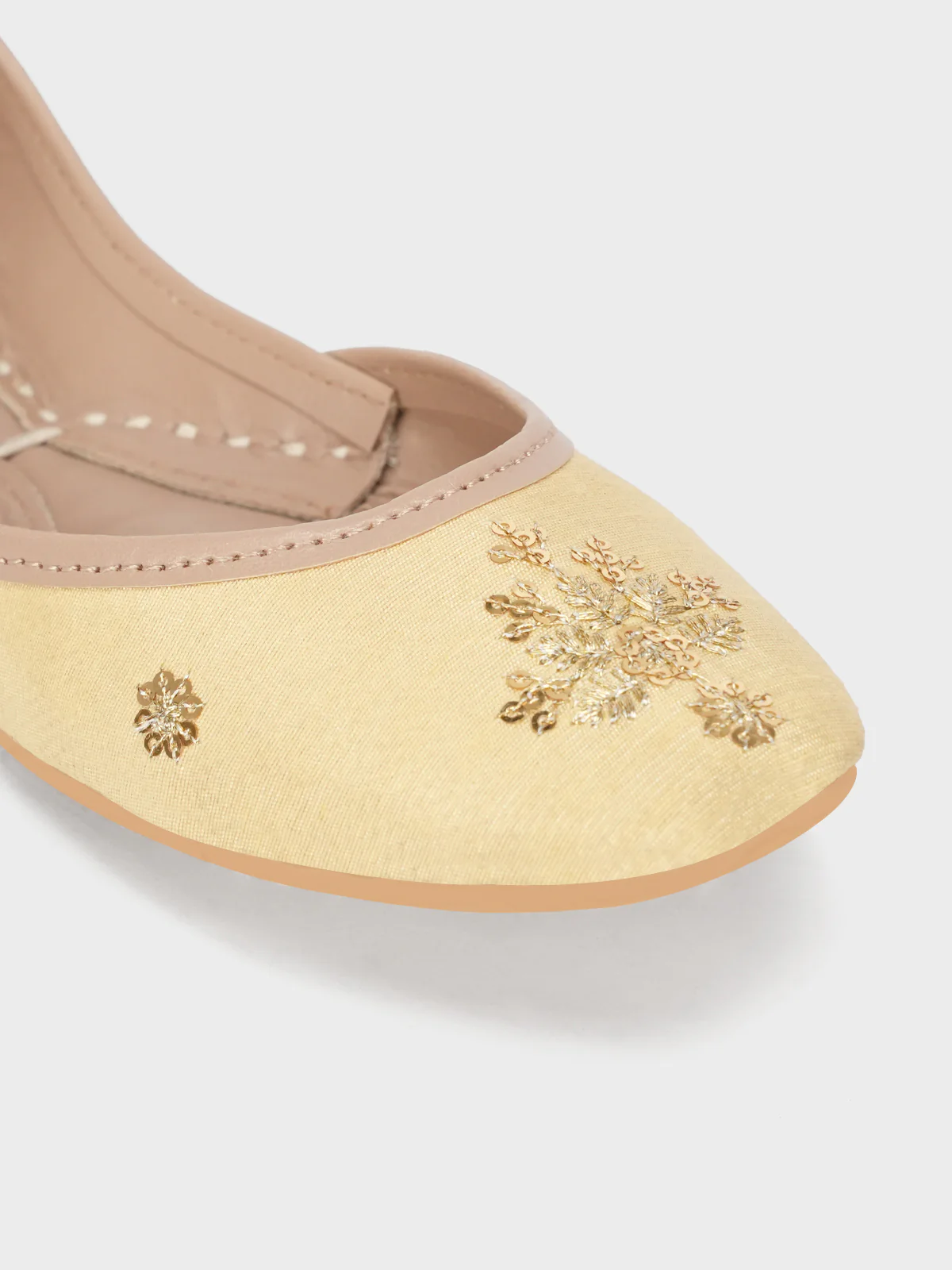 Womens" ANEVAY"Leather Khussa - Image 2