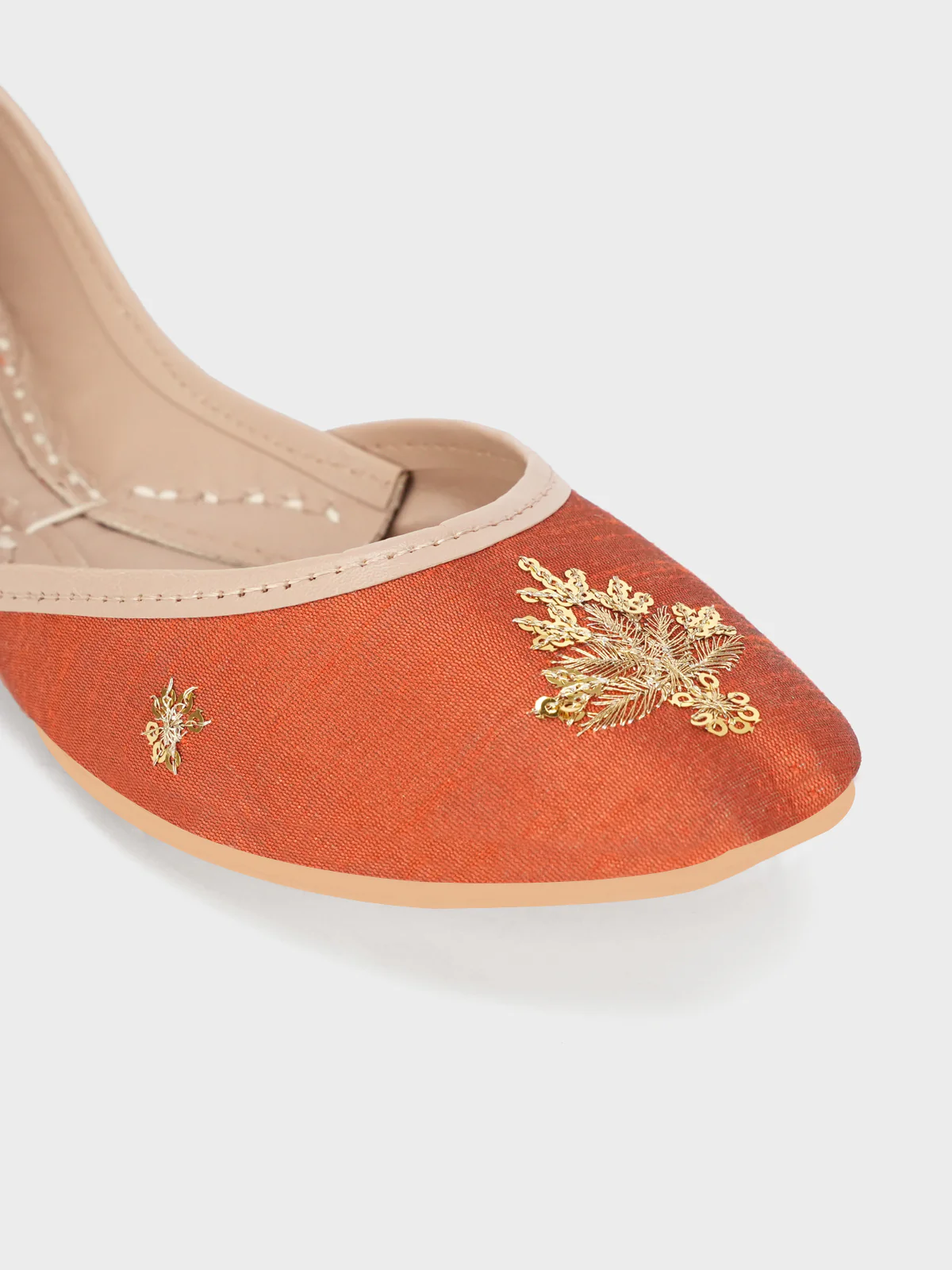 Womens" ANEVAY"Leather Khussa - Image 2