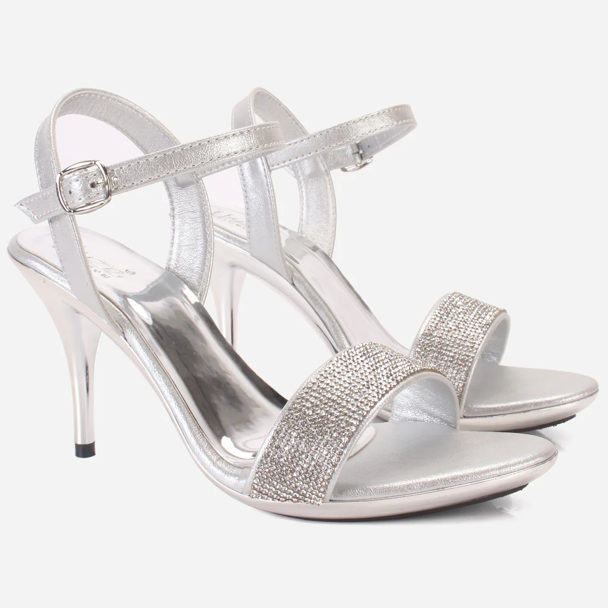 Womens "ANGLAS" Embellished Party Sandals - Image 2