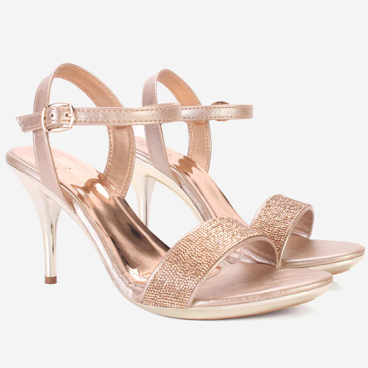 Womens "ANGLAS" Embellished Party Sandals - Image 2