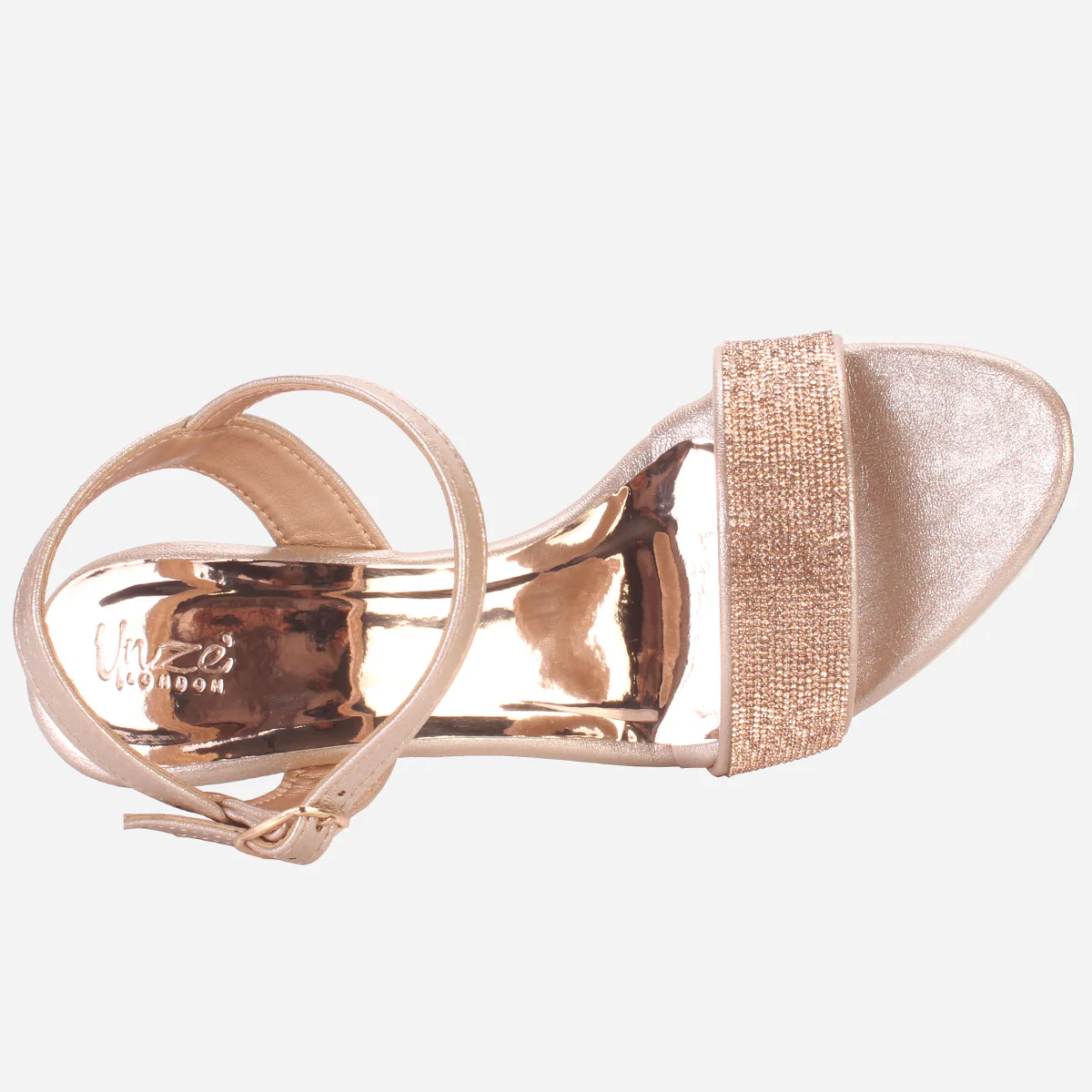 Womens "ANGLAS" Embellished Party Sandals - Image 4