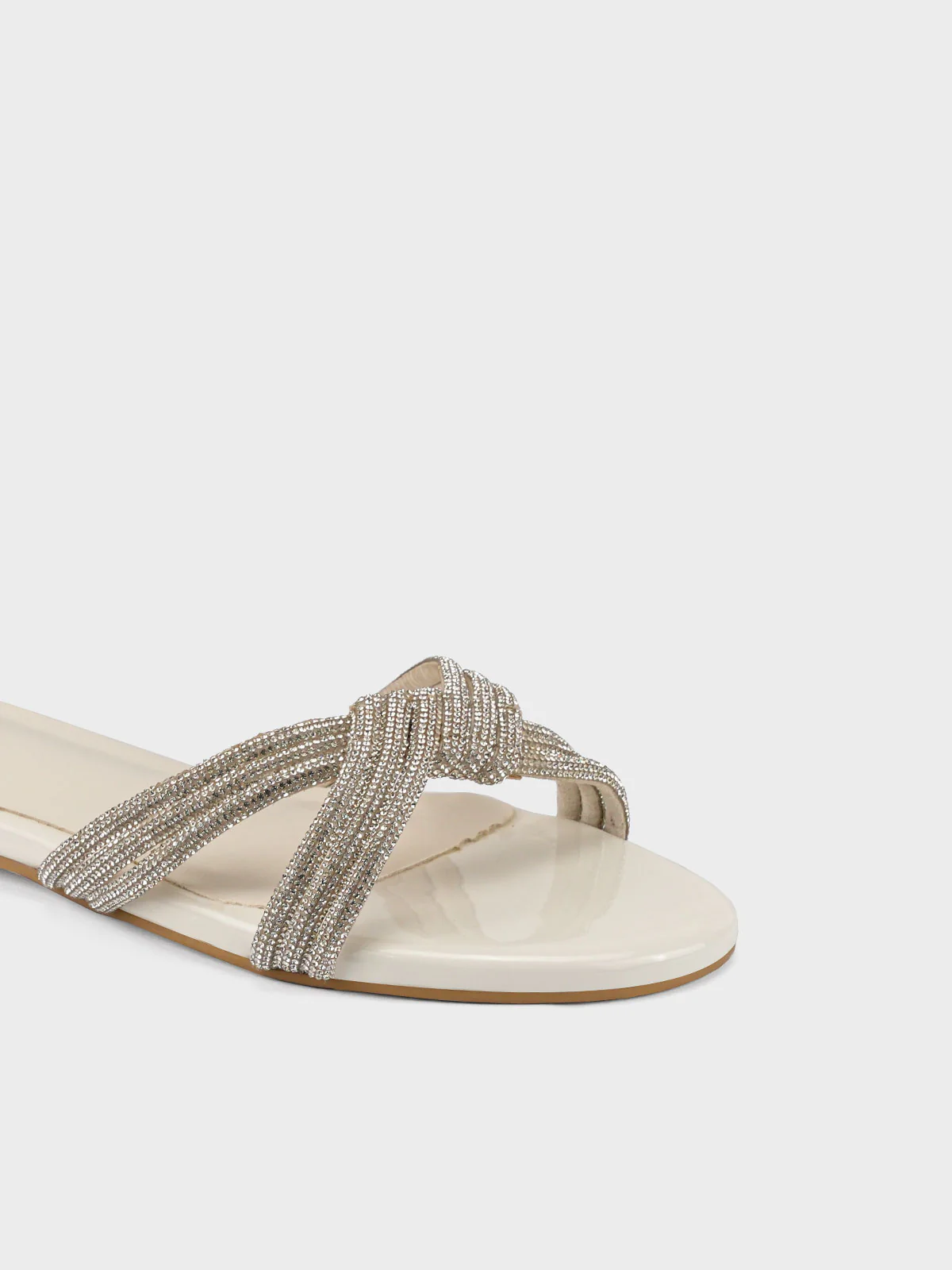 Women's "ANIKE"Crystals Evening Slippers - Image 3