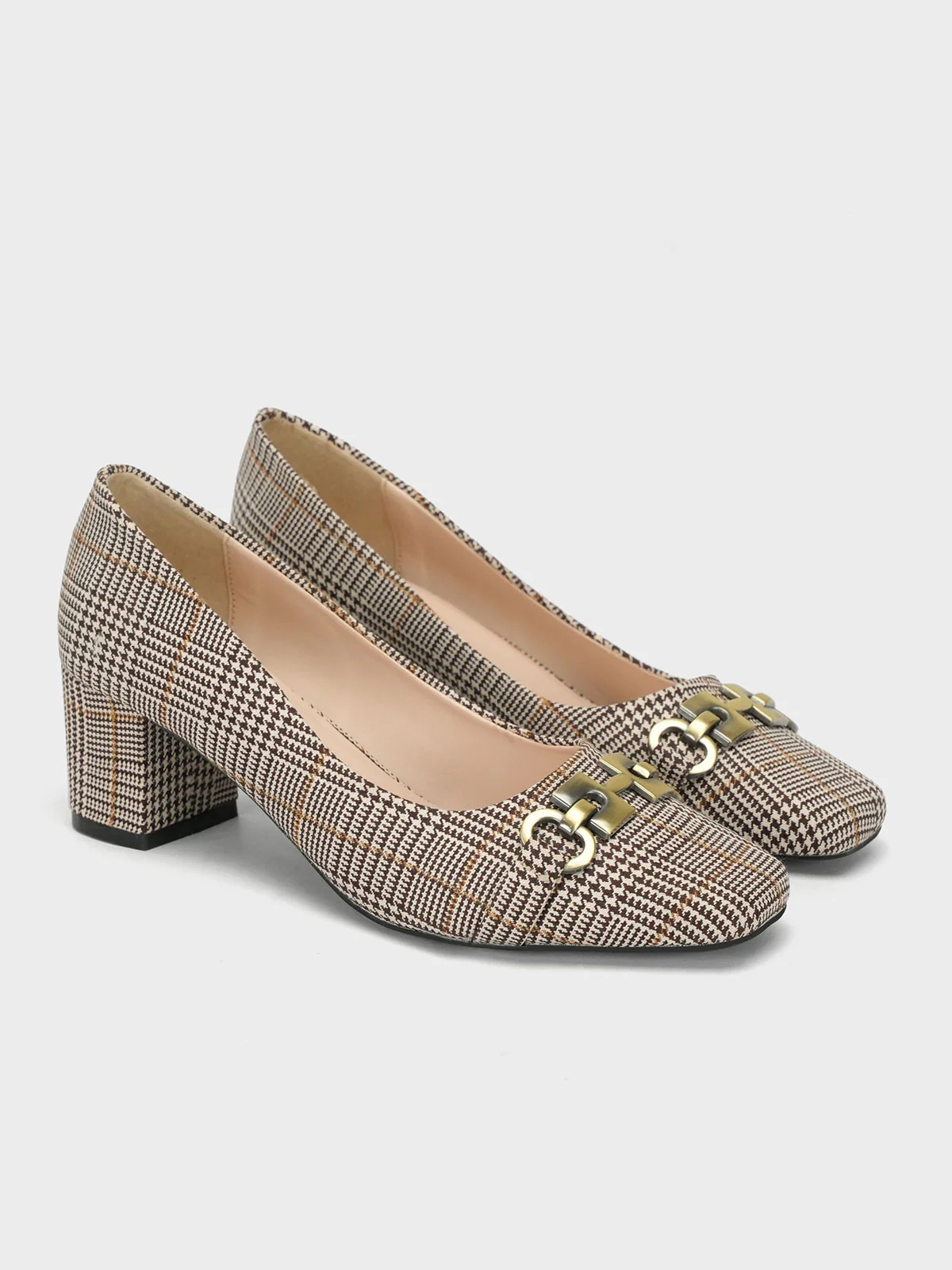 Womens "ANISIM" Block Heel Dress Courts - Image 2