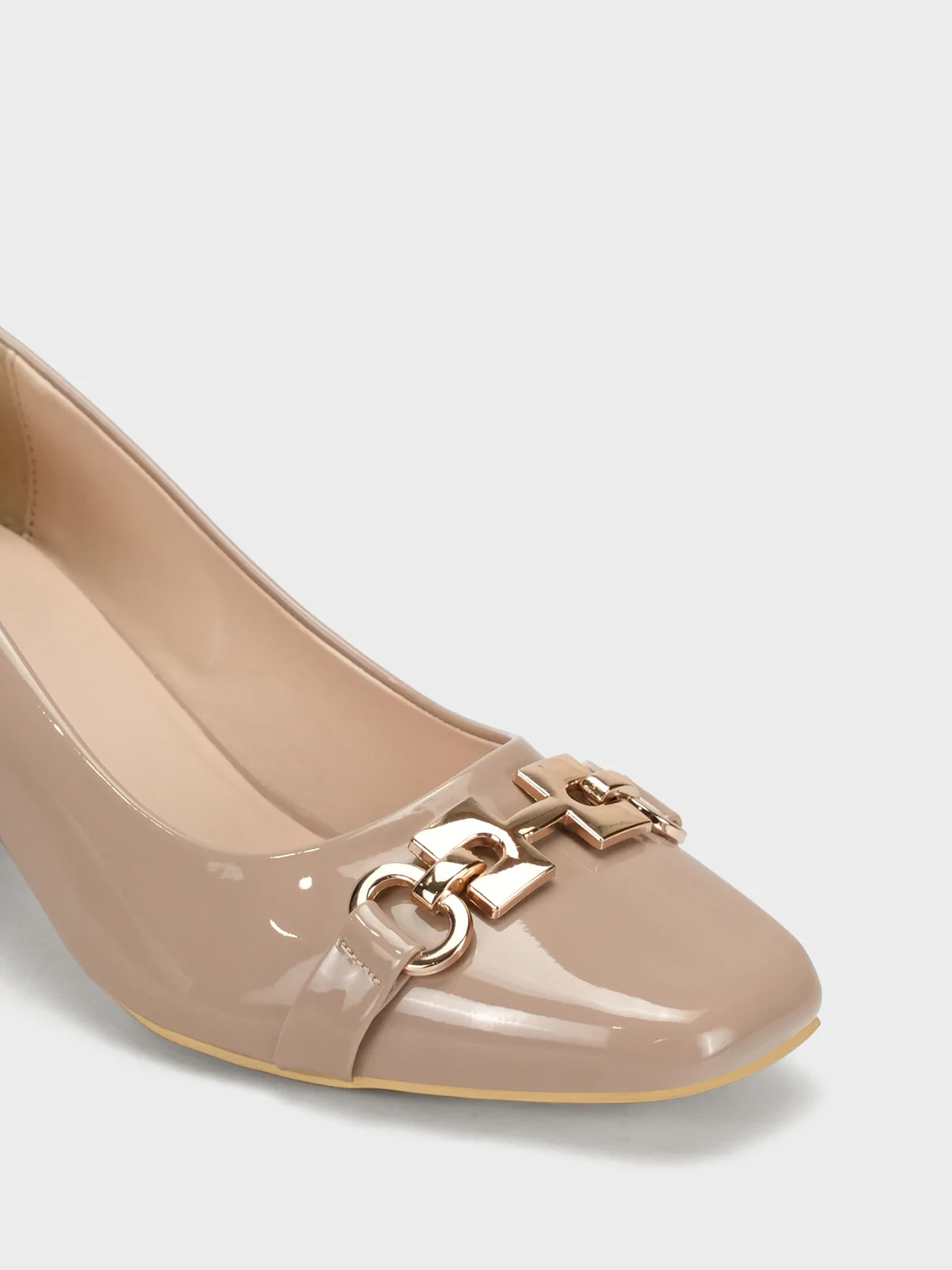 Womens "ANISIM" Block Heel Dress Courts - Image 4