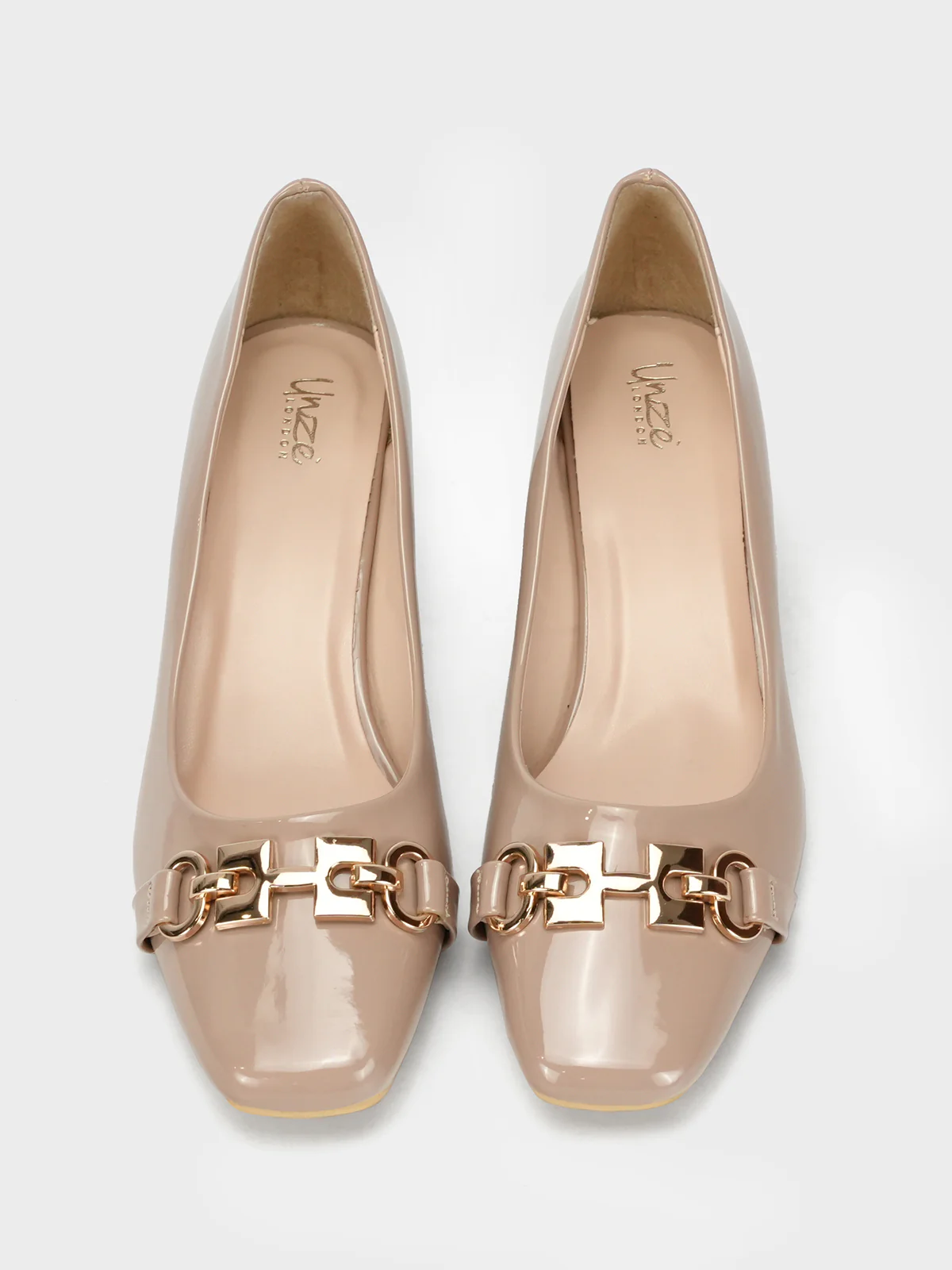 Womens "ANISIM" Block Heel Dress Courts - Image 5