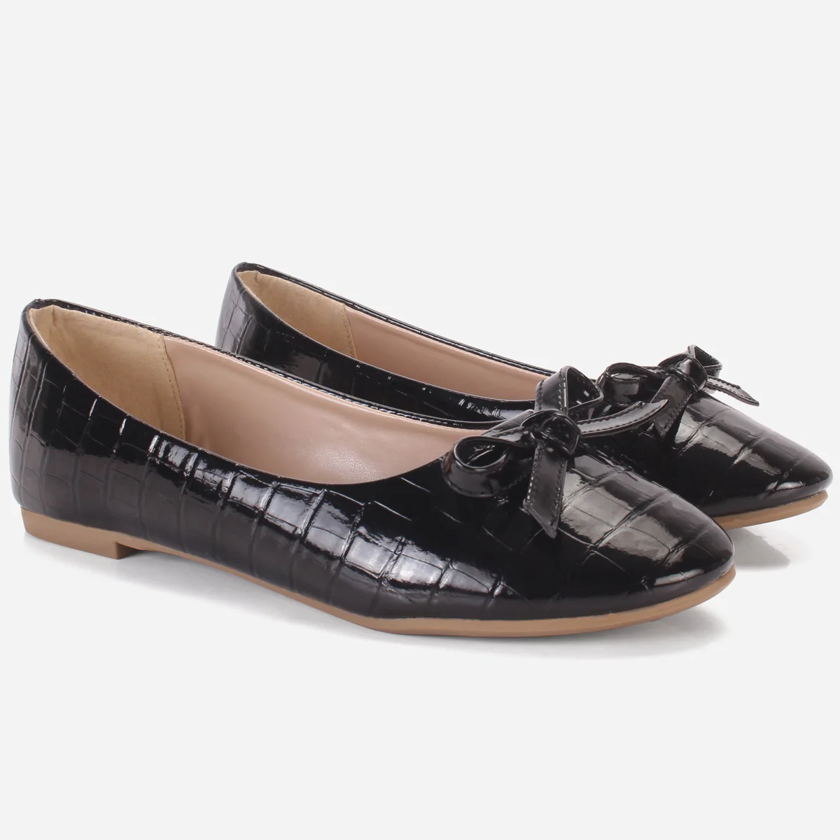 Womens "ANNA" Flat Slip On Ballet Pumps - Image 2