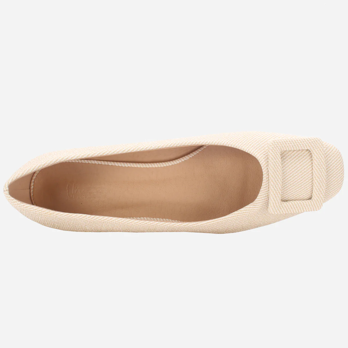 Womens "ANYA" Low Heel Casual Pumps - Image 4
