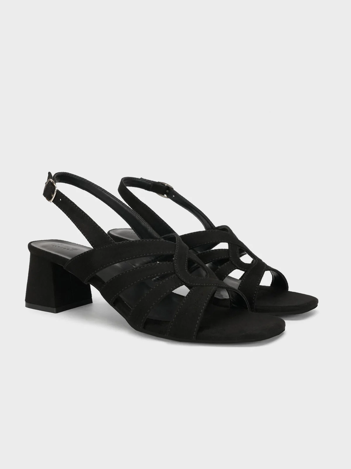Womens "ARIEL" Comfy Block Heel Sandals - Image 2
