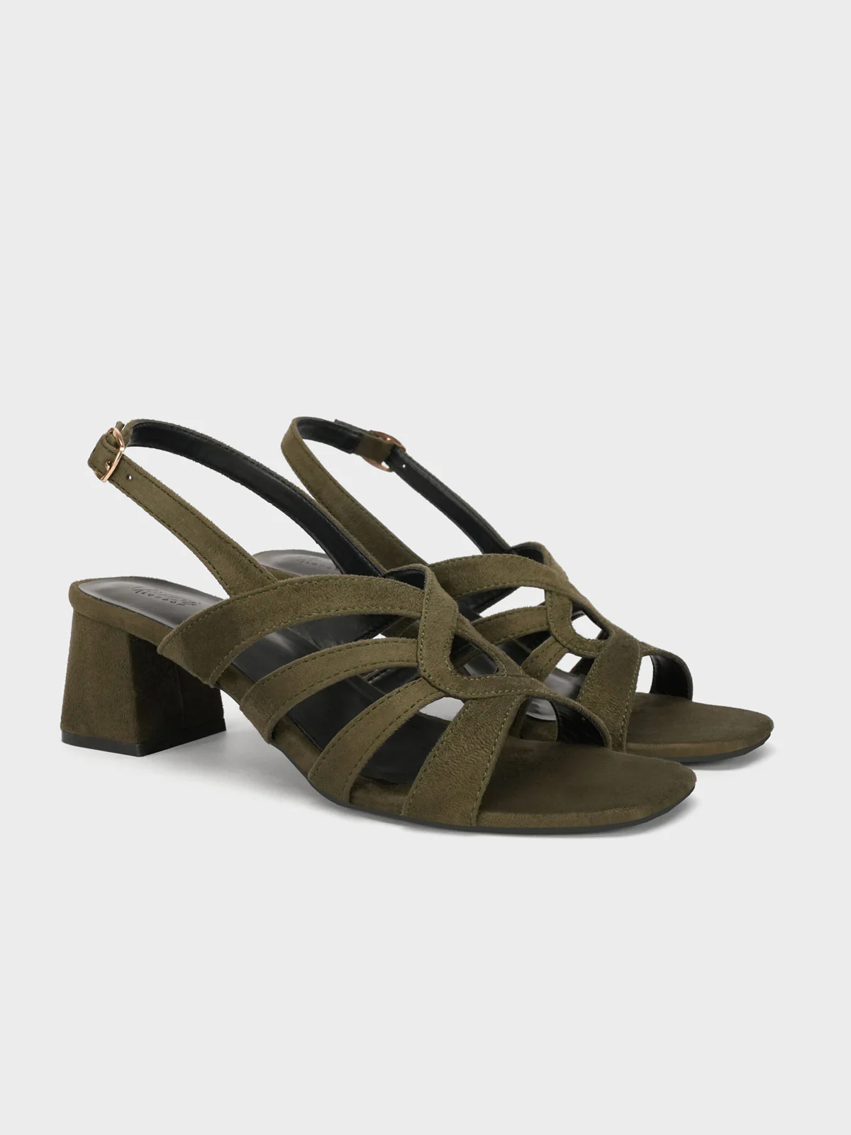 Womens "ARIEL" Comfy Block Heel Sandals - Image 2