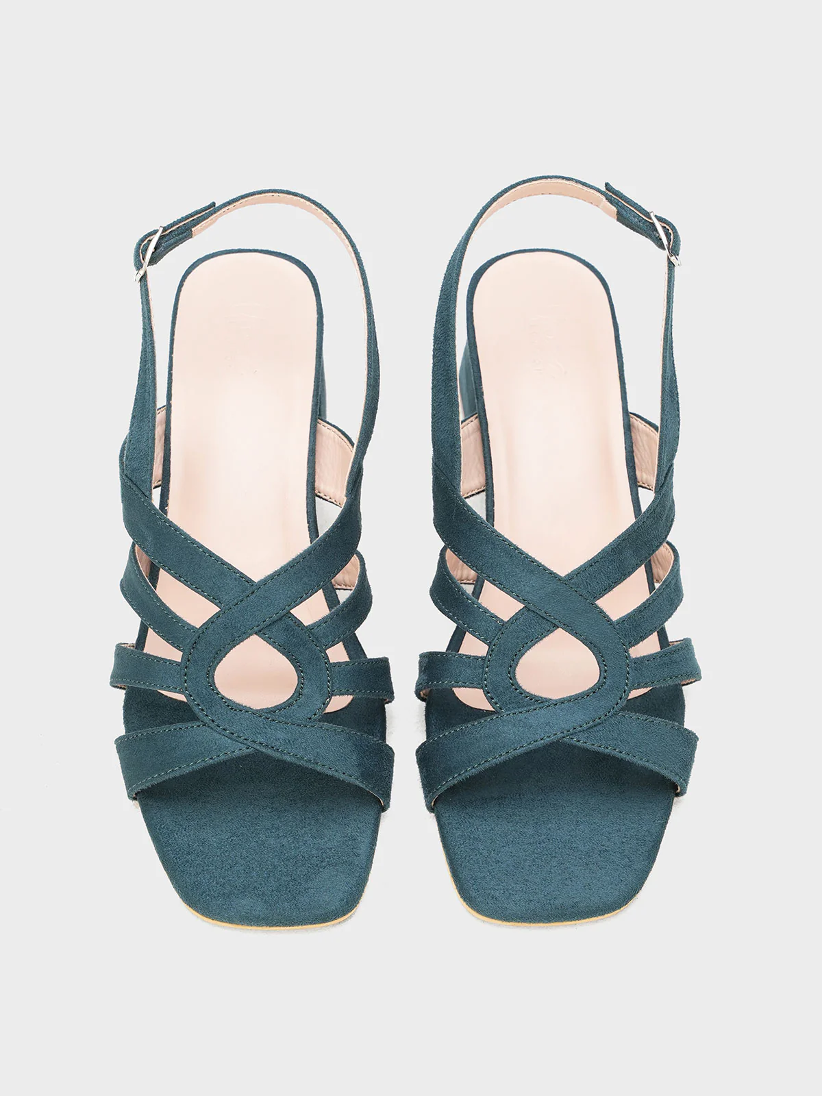 Womens "ARIEL" Comfy Block Heel Sandals - Image 6