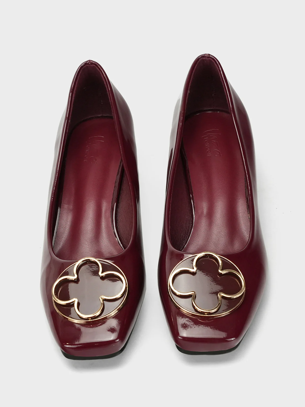 Womens "ARIZONA" Fancy Block Heel Courts - Image 5