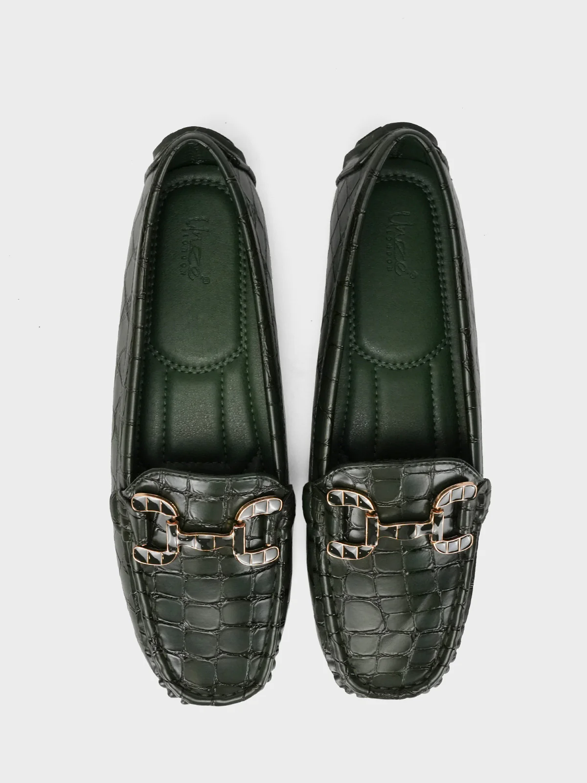 Womens "ARLOWE" Textured Comfy Moccasins - Image 5