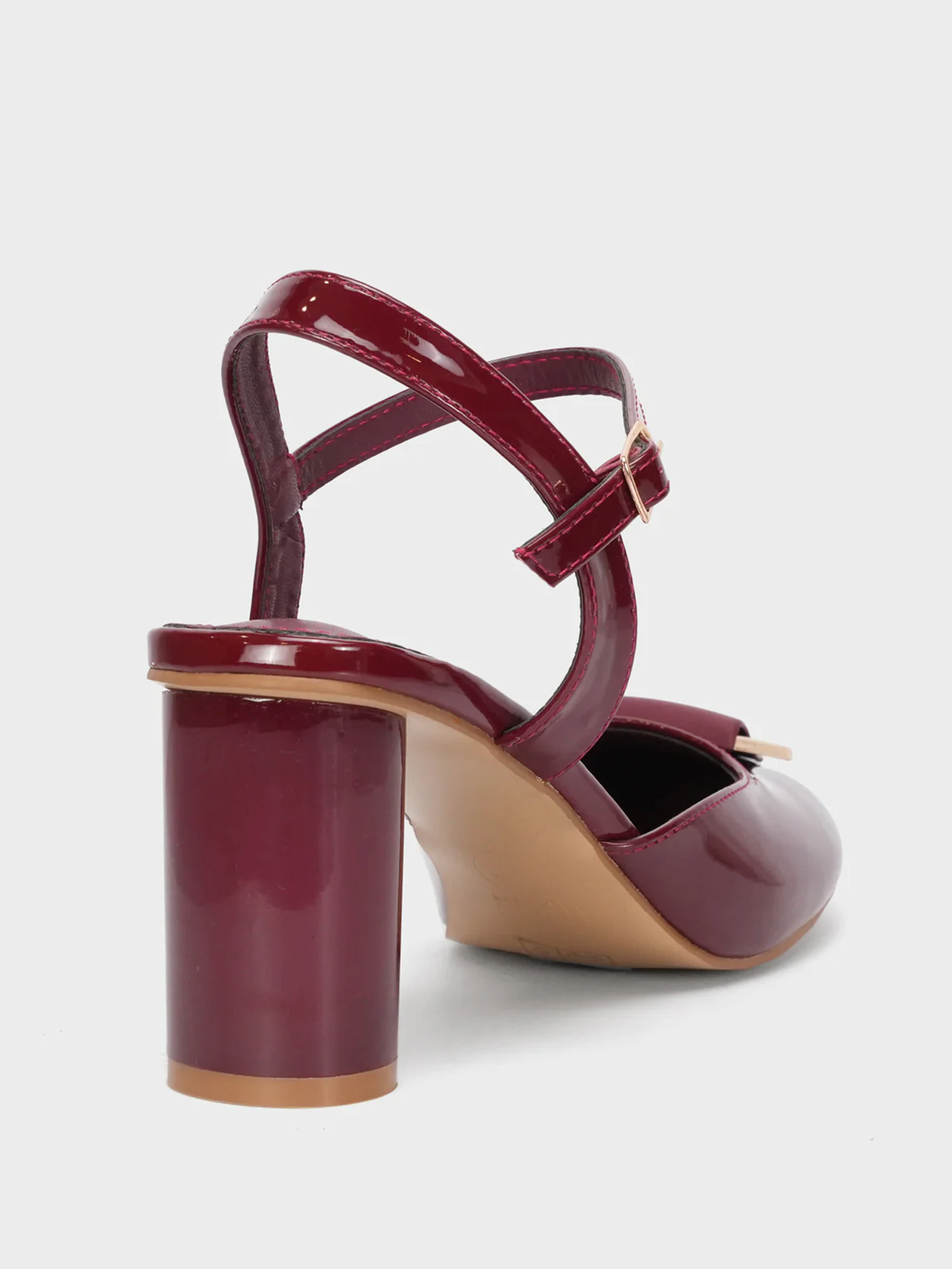 Womens "ASSA" Backstrap Block Heel Sandals - Image 3