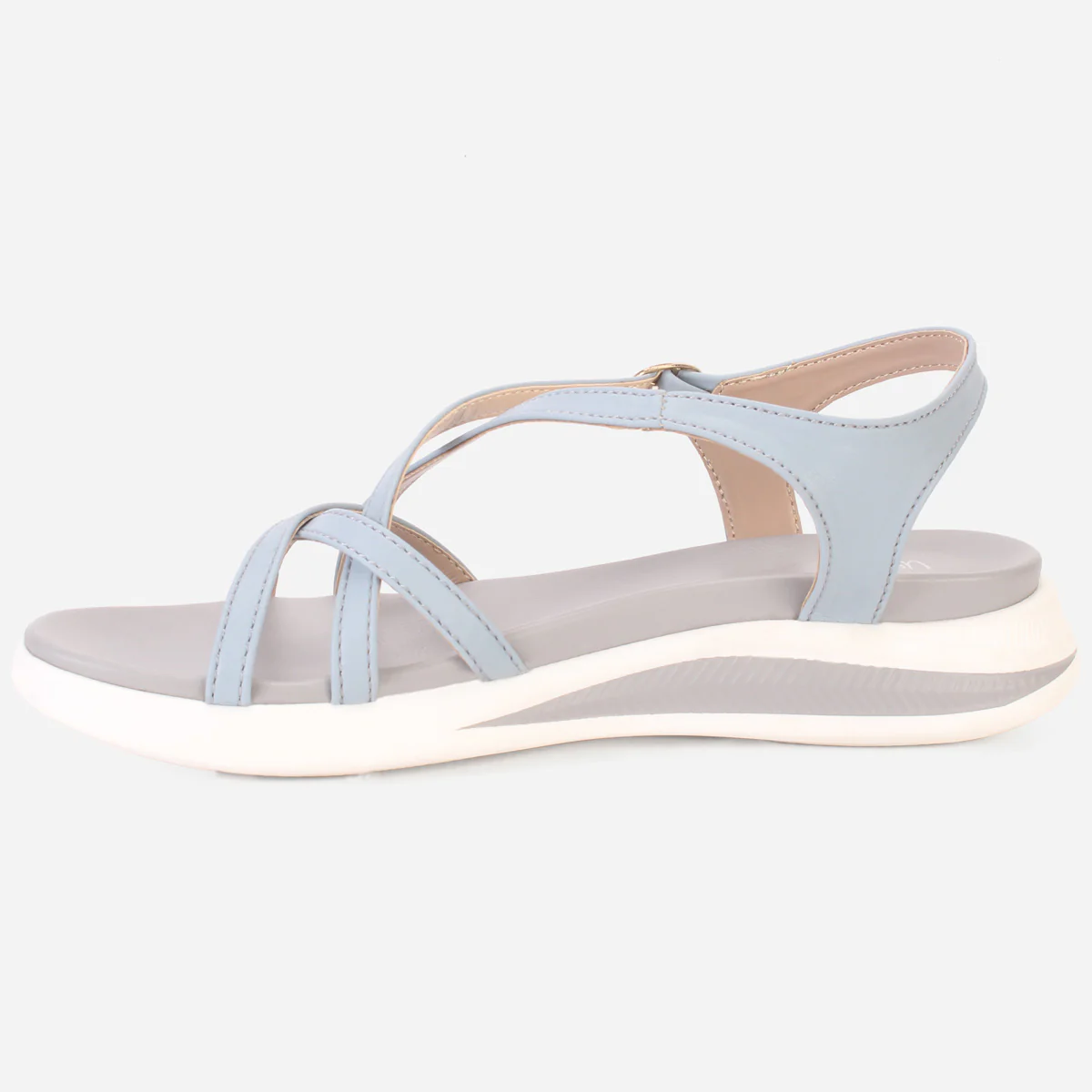 T Womens "AURORA" Crisscross Straps Comfy Sandals - Image 3